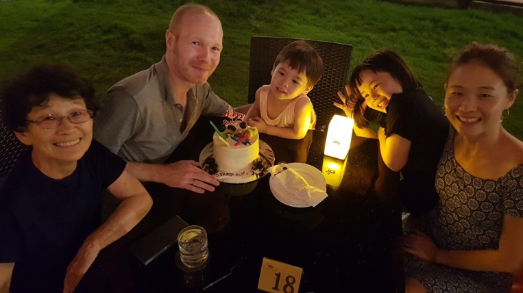 Little Archie’s 3rd birthday in Bintan, December 2018  - 2018年 12月末、アーチー3歳の誕生日をビンタン島にて 