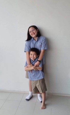 Going to Middleton International School with Archie, January 2022 - 2022年　1月、アーチーと一緒にミドルトンインターナショナルスクールへ 