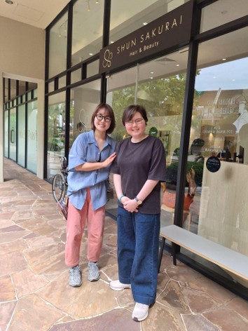 Nice new hair cut!  - ヘアカットへ、念願のショートヘアにしたよ 