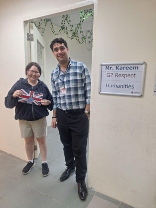 Achieved attending whole of Term 4 at Grade 7 Respect class in 2025 - 2025年ターム4は、ほぼ全出席！クラス担任のカリーム先生と 