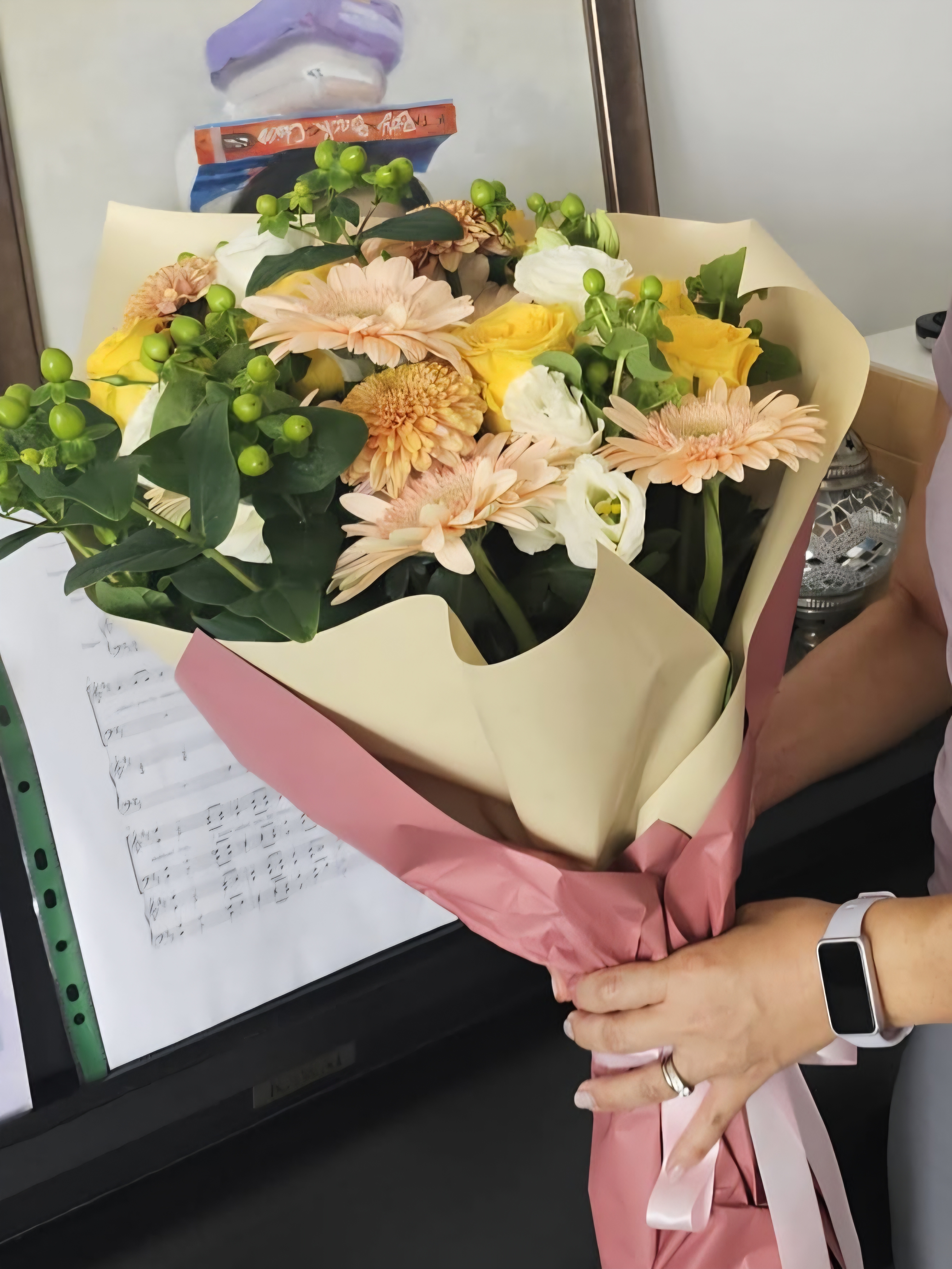 Condolence flowers sent by friends - 友人、知人から贈られたお花たち